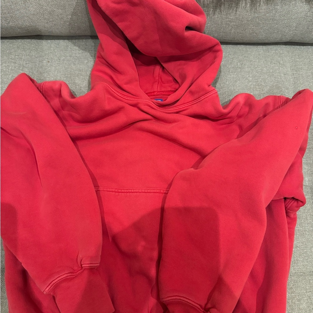 YZY gap Red Hoodie. SOLD